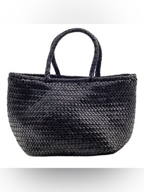 Dragon Diffusion Black Grace Basket Handbag